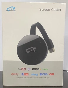 Screen Caster Streaming Device-Mirror Android Device or Laptop to TV NEW SEALED - Picture 1 of 7