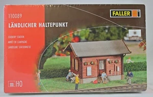 Faller HO 110089 Bausatz Ländlicher Haltepunkt (Lasercut), Neu mit OVP - Picture 1 of 2
