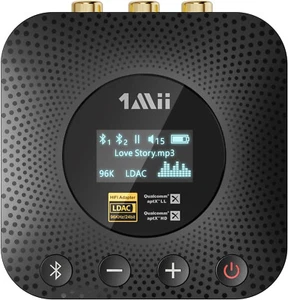 1Mii B06HD+ Hi-Res Bluetooth 5.1 Music Receiver for Home Stereo w/LDAC - Picture 1 of 3