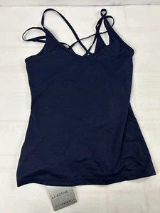 NUEVO CON ETIQUETAS Camiseta sin mangas Lorna Jane Accelerate azul astroactivo XS extra pequeña 061715 - Imagen 1 de 4