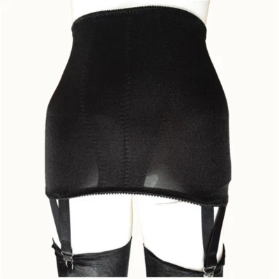 Allacki Floral Edge Cloth Girdle Vintage Garter Belt 4 Straps Suspender Belt - Image 1 of 4