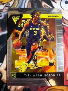 2022-23 Chronicles Flux Draft Picks #10 TyTy Washington SILVER PRIZM SP Kentucky