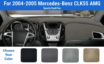 Cubierta de alfombrilla de tablero para Mercedes-Benz CLK55 AMG 2004-2005 (DashTex) Foto 1 de 4