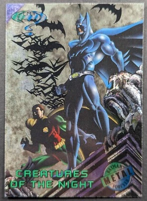 Tarjeta metálica Batman Forever 1995 Robin Fleer #81 (nm) Foto 1 de 2