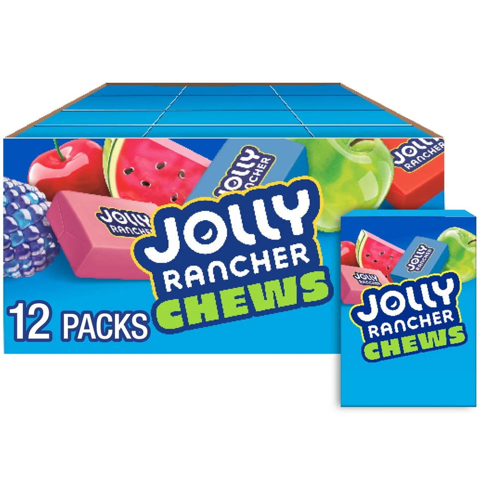 Jolly Rancher Fruit Chews Candy - 12ct