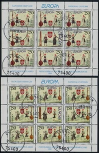EUROPA CEPT 1998 FESTE - BOSNIEN SERBISCH 105-06 KLEINBOGEN SATZ gestempelt - Picture 1 of 1