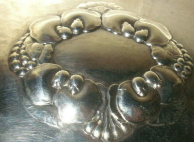 Caja de cigarrillos de plata esterlina Georg Jensen vintage rara #507 A Dinamarca Foto 1 de 4