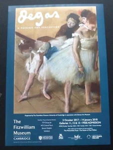 EDGAR DEGAS A passion for perfection 2017 ART EXHIBITION POSTER - Picture 1 of 5