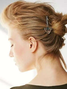 Free People Lucky Charm Hair Pick Comb By Ouroboros Design Boho Hair Access - Picture 1 of 10