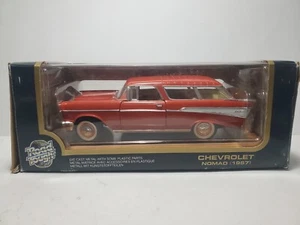 1957 Chevrolet Bel Air Nomad Road Tough 1:18 Scale Diecast Model '57 Car Red - Picture 1 of 11
