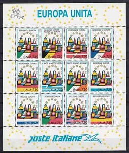 Italia 1993 Yvert 1987/98 Unión Europea MNH VF - Imagen 1 de 1