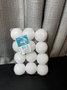 Styrofoam Foam Polystyrene Art Create Crafts White Balls Project 2 Inch 12 ct - Picture 1 of 2