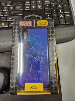 Funda OtterBox 77-58515 Serie Symmetry Pantera Negra para iPhone X/Xs - Wakanda Foto 1 de 2