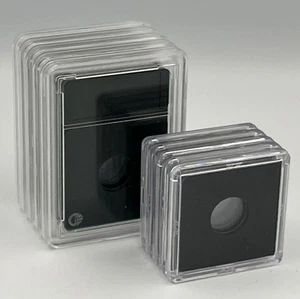 Lot Of 10 Premium Coin Holder Slabs 2 Sizes (5 Of Each Size) 2” & 3.25”x2.5” - Picture 1 of 9