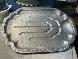 Wagner Ware Brutzelnde Steakplatte #334 1M Sidney Carder Aluminium Ohio Vintage - Bild 1 von 7