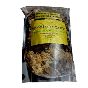 Phalaenopsis Monterey Dark Imperial Orchid Mix by rePotme - Standard Bag - Picture 1 of 2