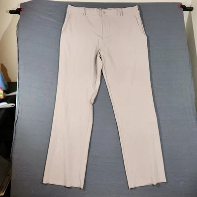 Pantalones de golf Nike vintage Y2K talla 42 piedra caqui entrenadores rendimiento chinos nuevos con etiquetas Foto 1 de 4