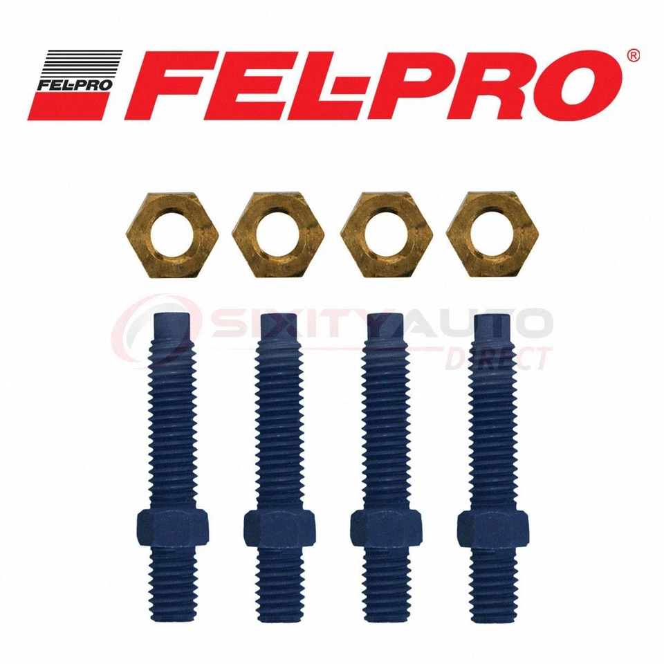Fel-Pro Exhaust Flange Stud & Nut for 1987-1996 Ford Bronco 4.9L 5.0L 5.8L ue - Image 1 of 4