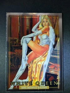 🦸🔥2024 Skybox Marvel Masterpieces 1992 Platinum WHITE QUEEN #95🦸🔥 - Foto 1 di 6