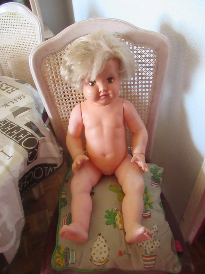 poupée Convert ??? ( début années 1960' )  Taille 70 cm - Photo 1/4