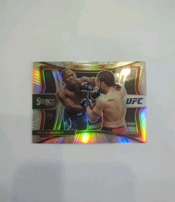 Derek Brunson 2021 Panini Select UFC  Premier Level Silver Prizm Card #115 - Image 1 of 2