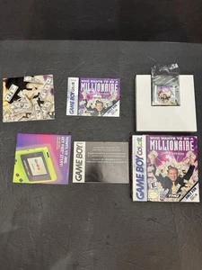 Who Wants to be a Millionaire 2nd Edition Nintendo Game Boy Color CIB Complete - Picture 1 of 9