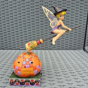 Jim Shore Disney Traditions Tinker Bell Pixie Takes Flight Halloween Motion Ligh - Bild 1 von 15