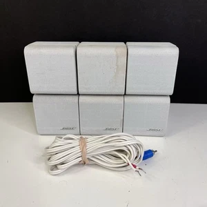 Set 3 Altoparlanti Bose Doppio Cubo Lifestyle Acoustimass Bianco - FUNZIONANTI! - Foto 1 di 6