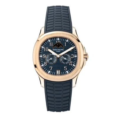 Patek Philippe Aquanaut Watch 40MM Blue Arabic Numerals Dial Rose Gold - Image 1 of 4