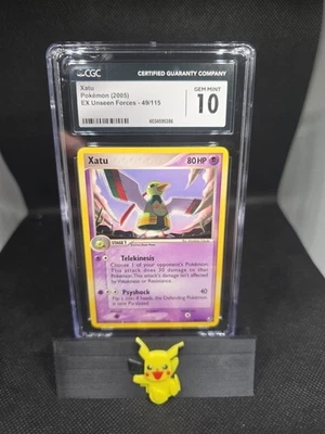 2005 Pokémon Xatu EX Unseen Forces CGC 10 GEM MINT – Vintage Non-Holo Rare - Image 1 of 2