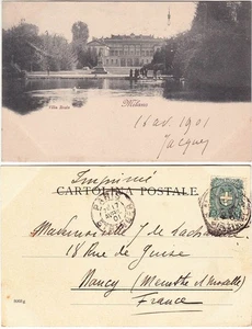 MILANO - VILLA REALE - VIAGG. 1901 -17155- - Picture 1 of 1