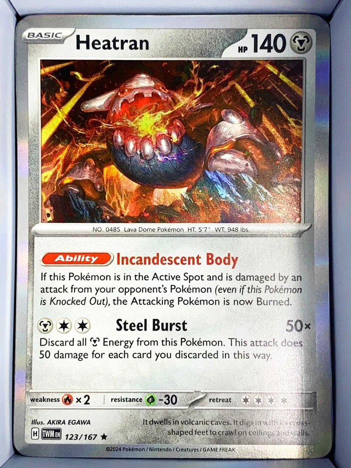 Heatran 123/167 Twilight Masquerade English 2024 holo - Image 1 of 1