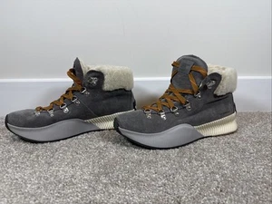 NEW Sorel Women's Out N About III Conquest Waterproof Shoes Boots 9 Grey - Picture 1 of 8