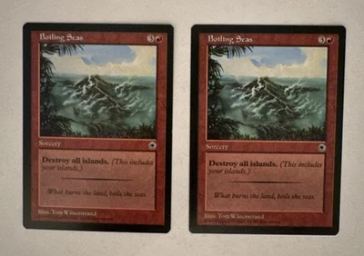 MTG *X2 Boiling Seas X2  NM Unplayed Portal Regular - Image 1 of 4