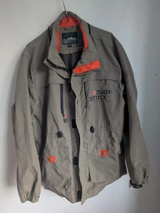 Rough Stock Khaki Green Hooded Parka Coat Size 3XL (T10) - Picture 1 of 10