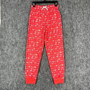 Eddie Bauer Girls Large Pajama Bottom Red Sleepwear Pants Jogger Sleepwear - Picture 1 of 10