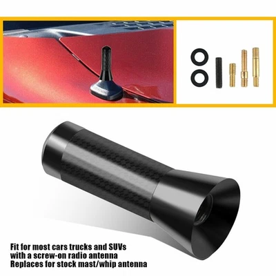 Para Grand Cherokee Jeep 1.4" 05-2010 Antena Radio Aérea AM/FM Mástil de Techo Carbono Foto 1 de 4