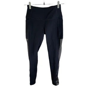 Victoria's Secret Sport Damen Knockout Workout Legging Mesh schwarz Gr. XS Gym - Bild 1 von 8