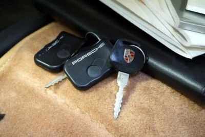2 x Estuche Carcasa Para 1996 - 98 PORSCHE 911 933 Entrada Sin Llave Mando a Distancia Coche Llavero Foto 1 de 4