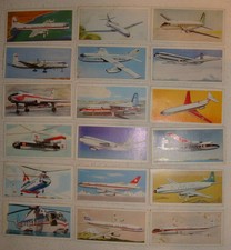 Lyons Tea Cards: Wings Across The World, 1962, Part Set 18 Cards (of 24)