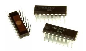 K500LM102 (К500ЛМ102 / MC10102P) NOR Gate ECL 10102 IC (3 pcs) - Picture 1 of 2