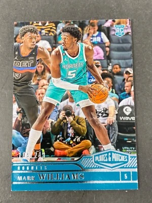 2022-23 Chronicles Plates & Patches Mark Williams Rookie RC #184/249 Hornets - Image 1 of 3