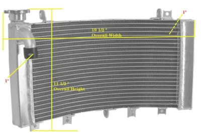 Knightmoto Compatible con Suzuki Hayabusa GSX1300R Radiador Nuevo 1999-2007 2005 Foto 1 de 4