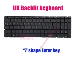 Teclado Reino Unido Inglaterra para HP ProBook 450 G6/455 G6 Sin reposamanos - Imagen 1 de 4