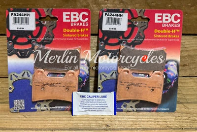 APRILIA RSV1000 MILLE 1998-2000 EBC SINTERED FRONT BRAKE PAD KIT inc EBC LUBE - Image 1 of 4
