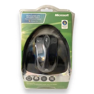 Microsoft Wireless Notebook Laser Mouse 6000 NEW Model 1054, 1051 Black - Picture 1 of 3