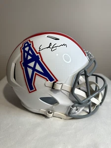 Earl Campbell Houston Oilers Full Size Replica Speed Helmet - JSA COA - Picture 1 of 12