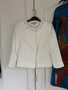 Neu mit Etikett Tahari ASL Brooklyn Beauty Rock Anzug mit Perlen, Größe 4P - Bild 1 von 5