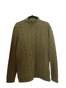 Fenty By Rihanna x Puma Zip Up Jacket Edge Size Medium Womens Olive Green $240 - Picture 1 of 7