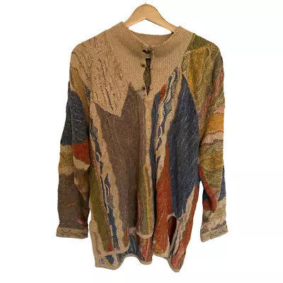 Vintage Coogi Classic Australia 3D Unisex Jumper Sweatshirt 90s Knit Linen Rare - Image 1 of 4